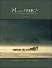 Cover of: Motivation by Herbert L. Petri