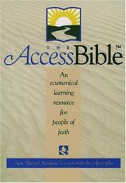 Cover of: The Access Bible, New Revised Standard Version with Apocrypha (Hardcover 9870A)