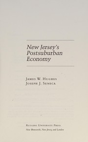 Cover of: New Jersey's Postsuburban Economy
