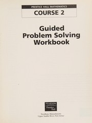 Cover of: Guided Problem Solving Workbook for Prentice Hall Mathematics Course 2