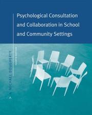 Cover of: Psychological consultation and collaboration in school and community settings by A. Michael Dougherty