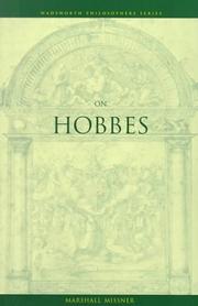Cover of: On Hobbes