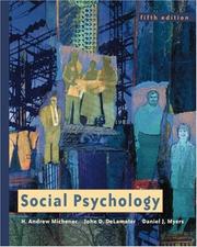 Cover of: Social psychology. by H. Andrew Michener