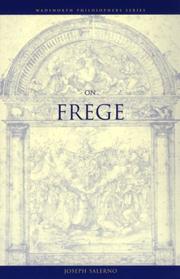Cover of: On Frege by Salerno, Joseph.