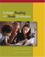 Cover of: College Reading and Study Strategies