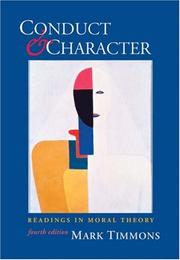 Cover of: Conduct and character: readings in moral theory
