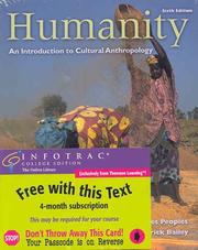Cover of: Humanity by James Peoples, Garrick Bailey