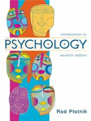 Cover of: Introduction to psychology by Rod Plotnik
