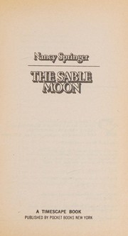 Cover of: SABLE MOON by Nancy Springer
