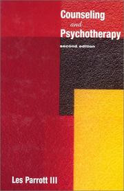 Cover of: Counseling and psychotherapy