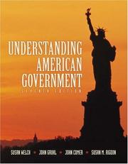 Cover of: Understanding American government by Susan Welch ... [et al.].