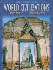 Cover of: World Civilizations by Philip J. Adler