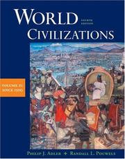 Cover of: World Civilizations: Volume II: Since 1500