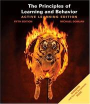 The principles of learning and behavior by Michael Domjan