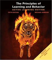 Cover of: The Principles of Learning and Behavior by Michael P. Domjan, Michael P. Domjan