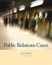 Cover of: Public relations cases