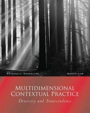 Cover of: Multidimensional Contextual Practice by Krishna L. Guadalupe, Doman Lum