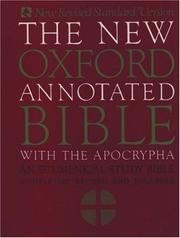 Cover of: The new Oxford annotated Bible with the Apocryphal/Deuterocanonical books