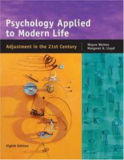 Cover of: Psychology Applied to Modern Life by Wayne Weiten, Margaret A. Lloyd