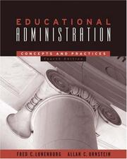 Cover of: Educational Administration by Fred C. Lunenburg, Allan C. Ornstein