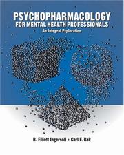 Cover of: Psychopharmacology for helping professionals by R. Elliott Ingersoll
