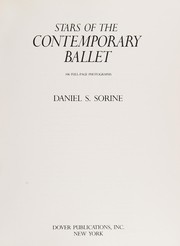 Cover of: Starsof the contemporary ballet: 106 full-size photographs