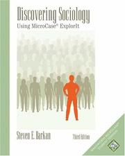 Cover of: Discovering Sociology: Using MicroCase® ExplorIT (with MicroCase: Statistical Analysis for the Social Sciences Passcard)
