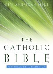 Cover of: The Catholic Bible, Personal Study Edition: New American Bible