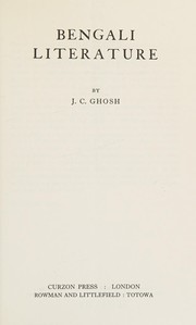 Bengali literature by Jyotish Chandra Ghosh