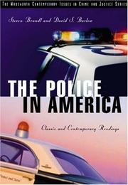 Cover of: The Police in America by Steven G. Brandl, David E. Barlow