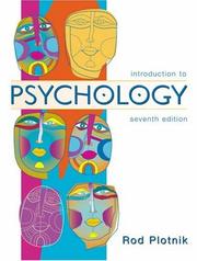 Cover of: Thomson Advantage Books: Introduction to Psychology (with InfoTrac ) (Advantage Series)