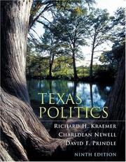 Cover of: Texas Politics