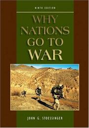 Why Nations Go to War by John George Stoessinger