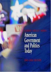 Cover of: American Government and Politics Today, 2005-2006 (with PoliPrep) (American Government and Politics Today)