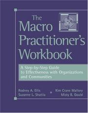 Cover of: The macro practitioner's workbook: a step-by-step guide to effectiveness with organizations and communities