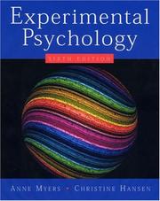 Cover of: Experimental psychology by Anne Myers