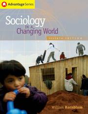 Cover of: Thomson Advantage Books: Sociology in a Changing World