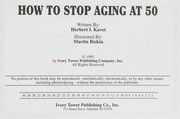 Cover of: How to Stop Aging at 50