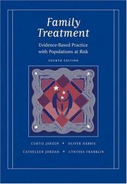 Cover of: Family Treatment by Curtis Janzen, Oliver Harris, Catheleen Jordan, Cynthia Franklin