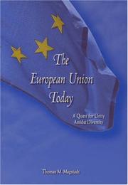 Cover of: The European Union Today: A Quest for Unity Amidst Diversity