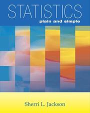 Cover of: Statistics: plain and simple