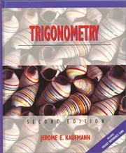 Cover of: Trigonometry by Jerome E. Kaufmann