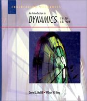 Cover of: An introduction to dynamics