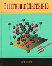 Cover of: Electronic materials by H. L. Kwok