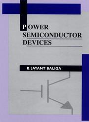 Cover of: Power semiconductor devices by B. Jayant Baliga