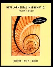 Cover of: Developmental mathematics by C. L. Johnston