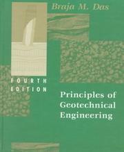 Cover of: Principles of geotechnical engineering by Braja M. Das