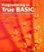 Cover of: Programming in True BASIC
