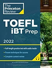 Princeton Review TOEFL IBT Prep with Audio/Listening Tracks 2022 by The Princeton The Princeton Review