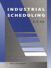 Cover of: Industrial scheduling